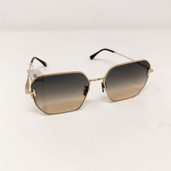 Tom Ford Smoke Gradient Geometric Sunglasses Sunnies - Picture 1 of 8